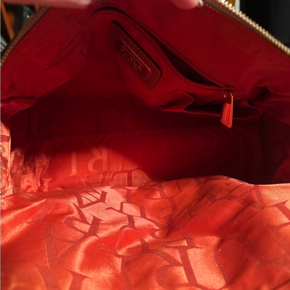 Furla Two-Tone Leather Satchel - Picture 9 of 14